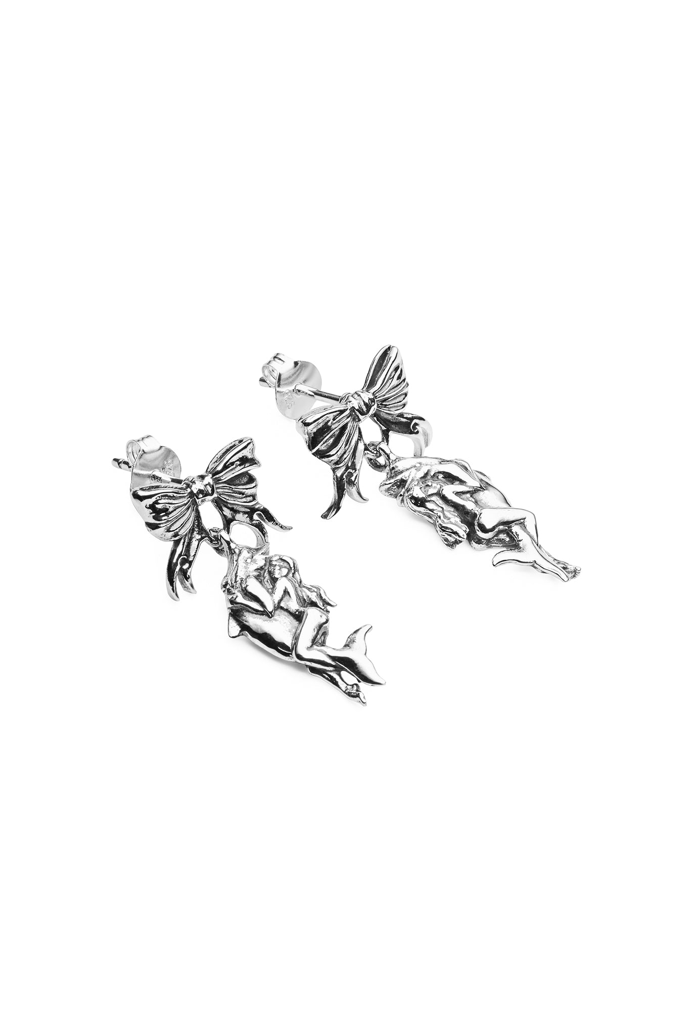 I Wish You Could Swim Like Dolphins Can Swim Earrings