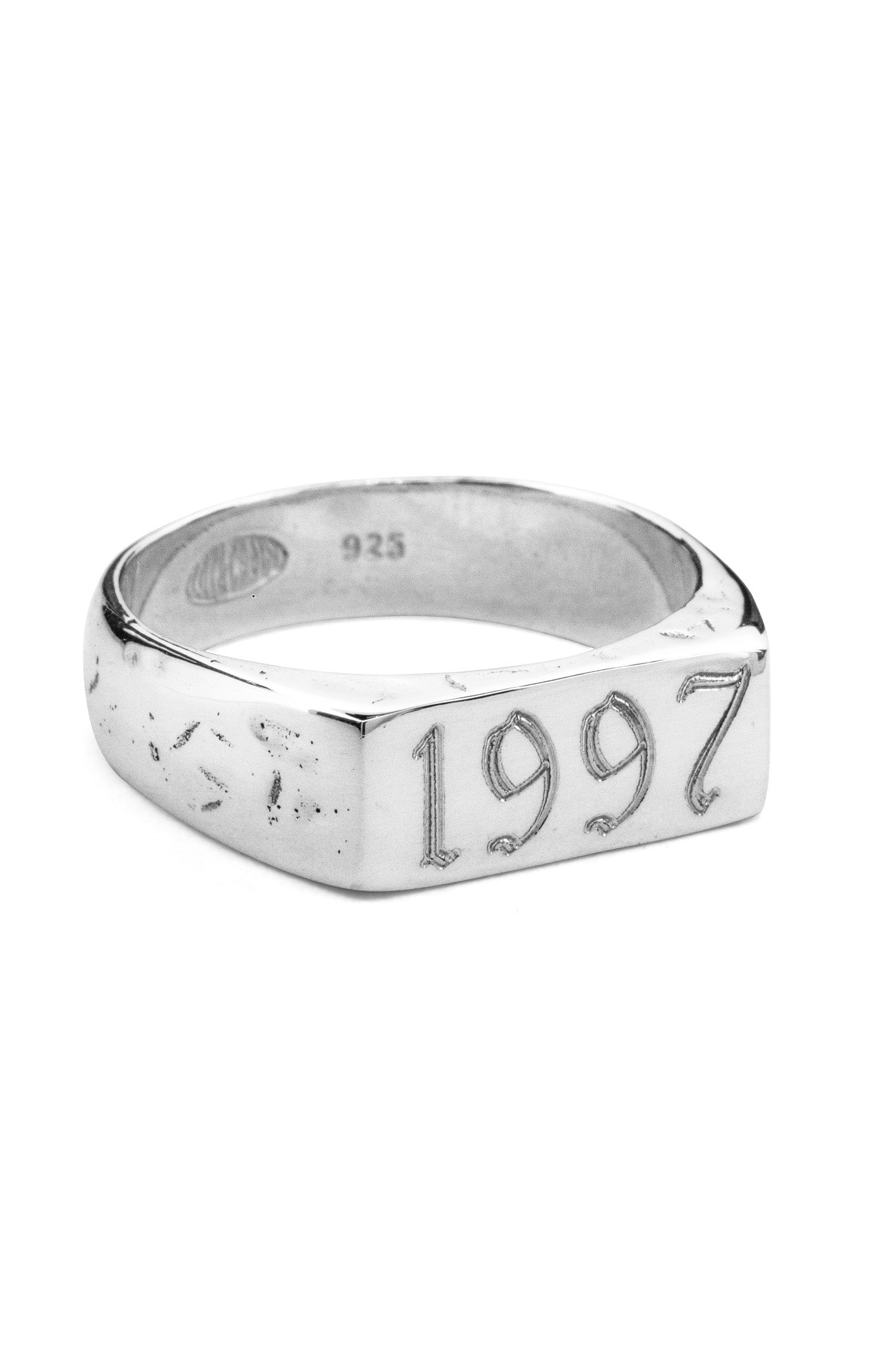 Year Signet - White Sapphire