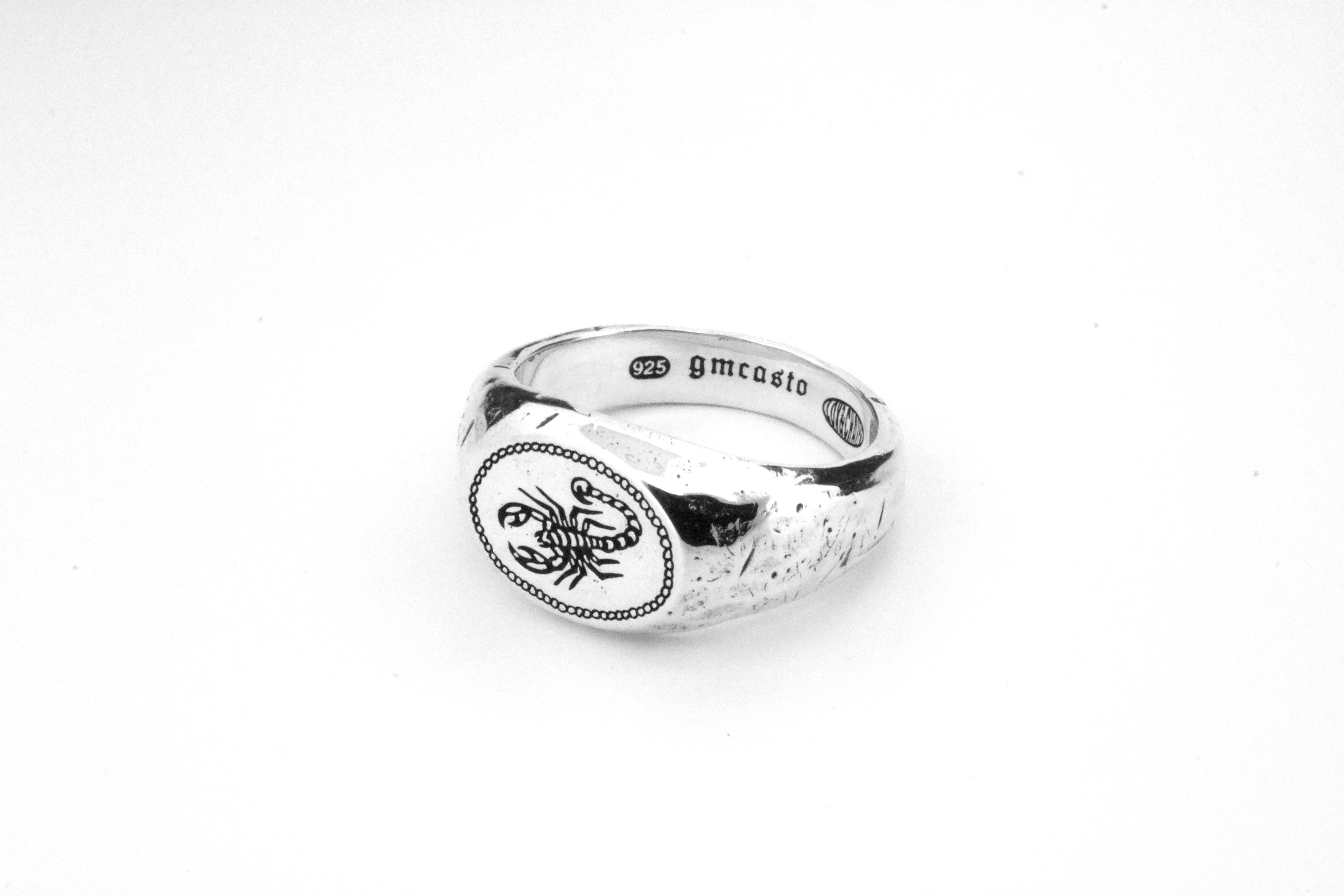 アクセサリー CATSLE SCORPION SILVER SIGNET RING CATSLE SCORPION SILVER SIGNET RING - メルカリ