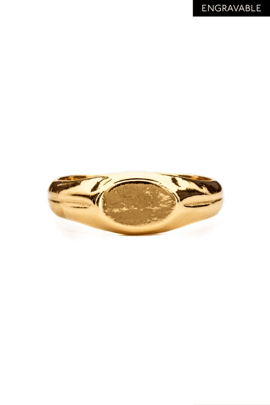 Initials Signet | Gold