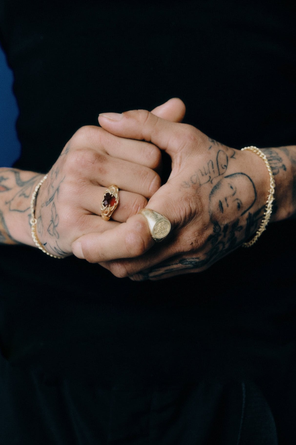 Flaming Heart Signet | Gold – Lox & Chain