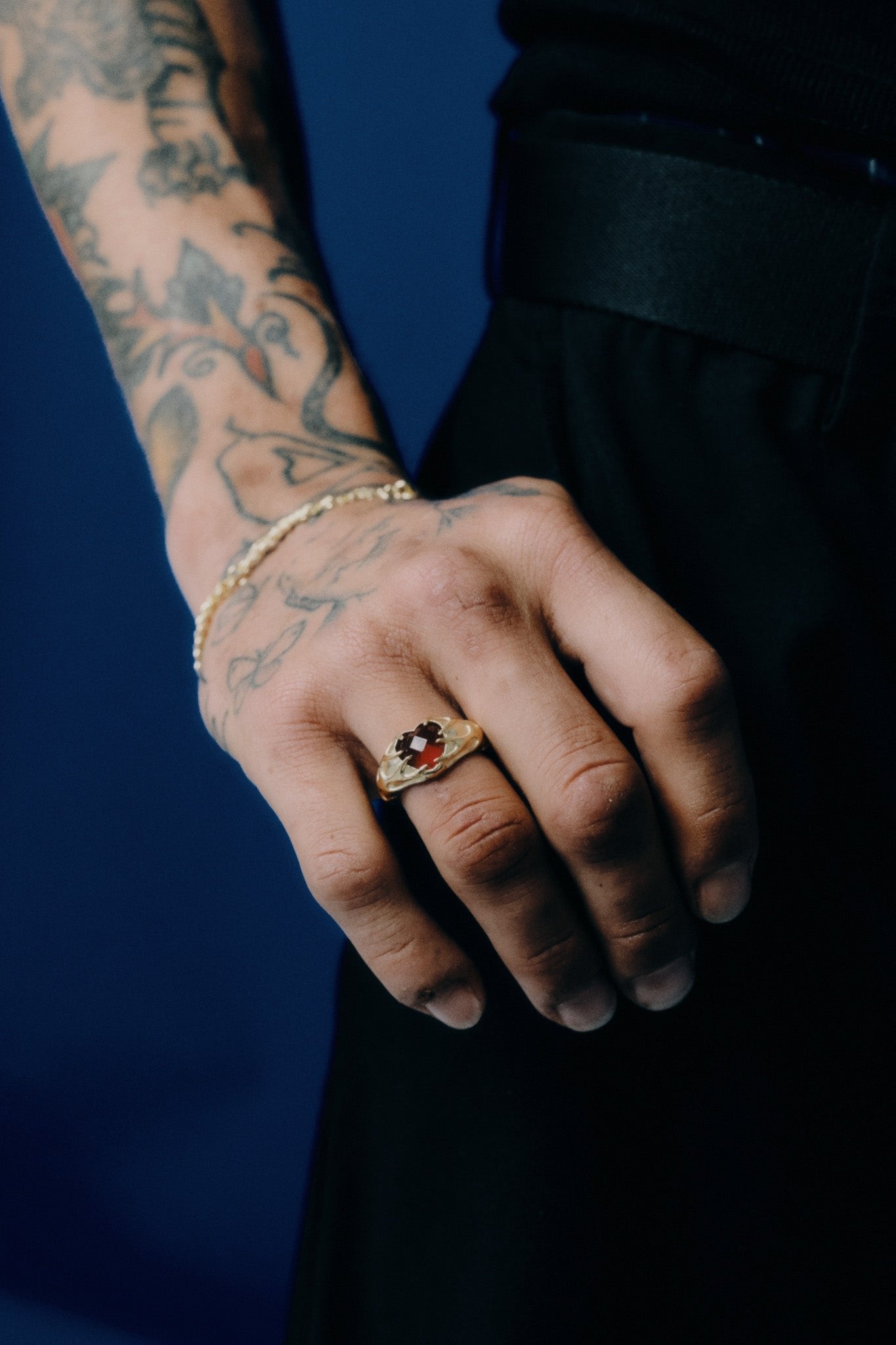 Flaming Heart Signet | Gold