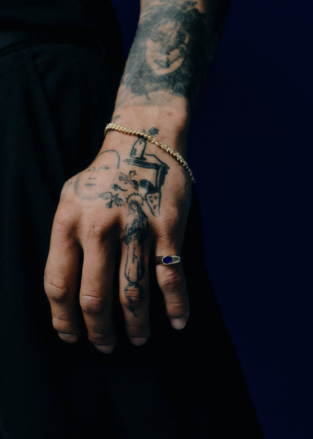 Pluto II Ring - Lapis Lazuli | Gold