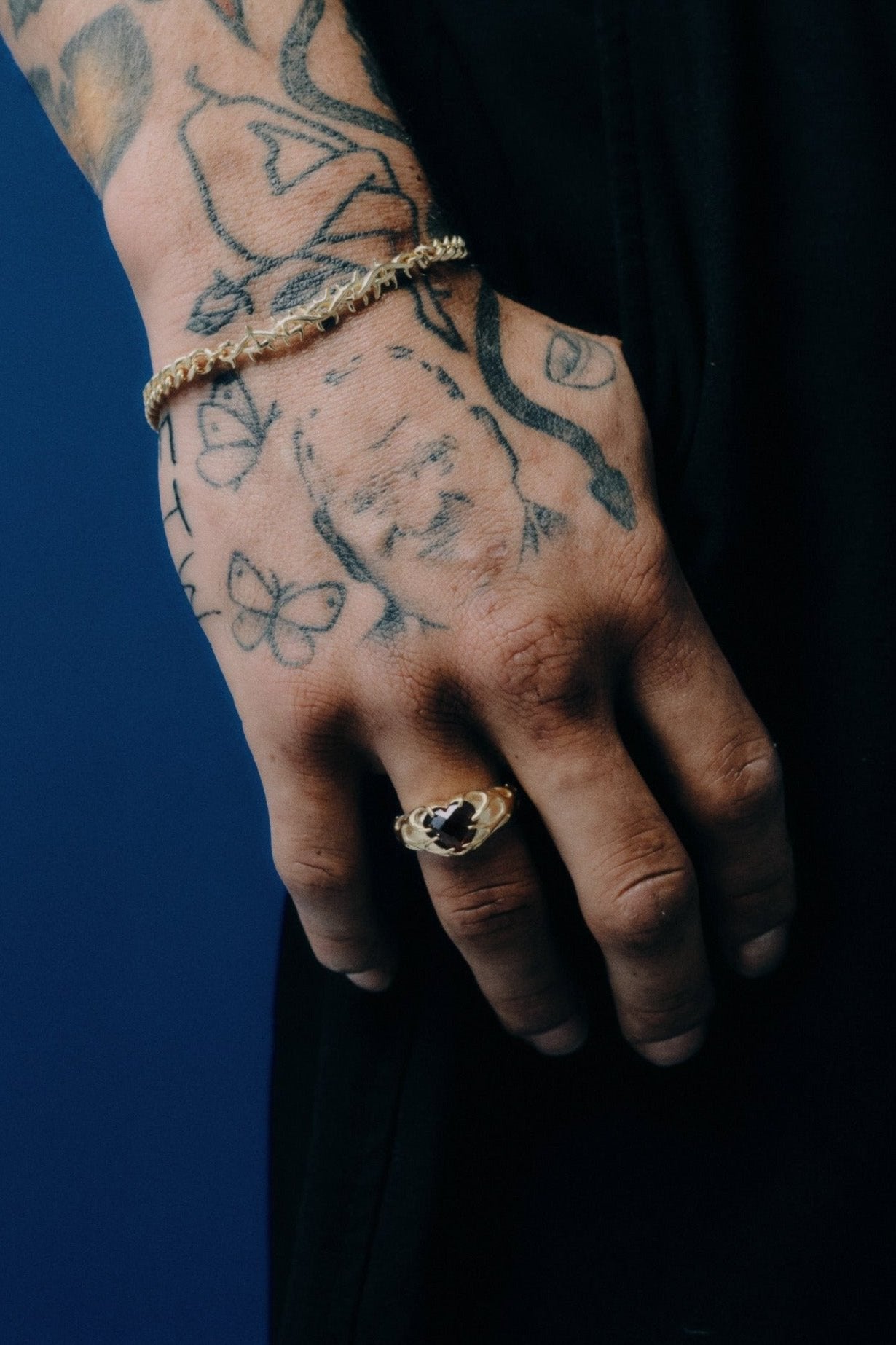 Flaming Heart Signet | Gold