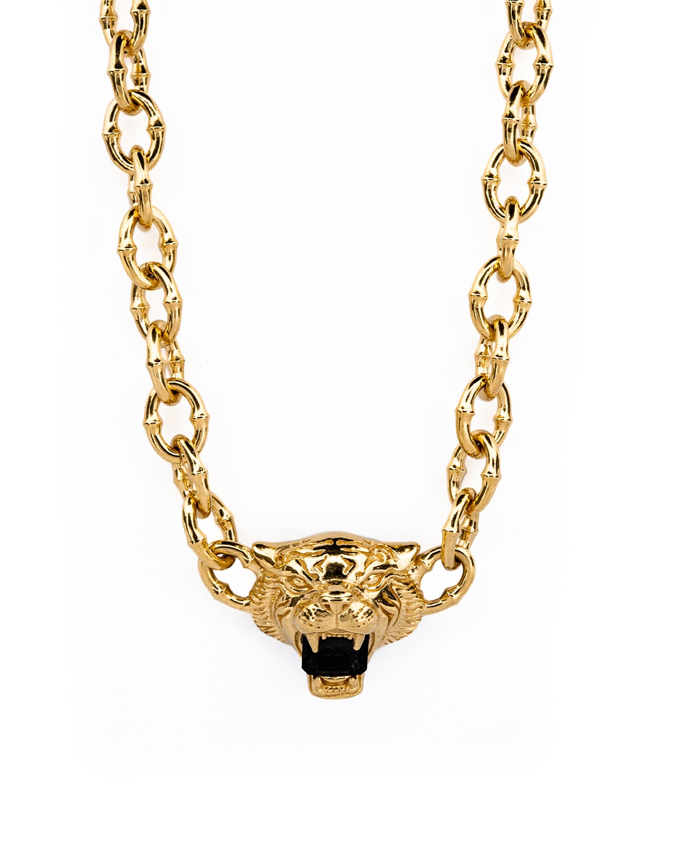 Love Kills Necklace - Black Zircon | Gold