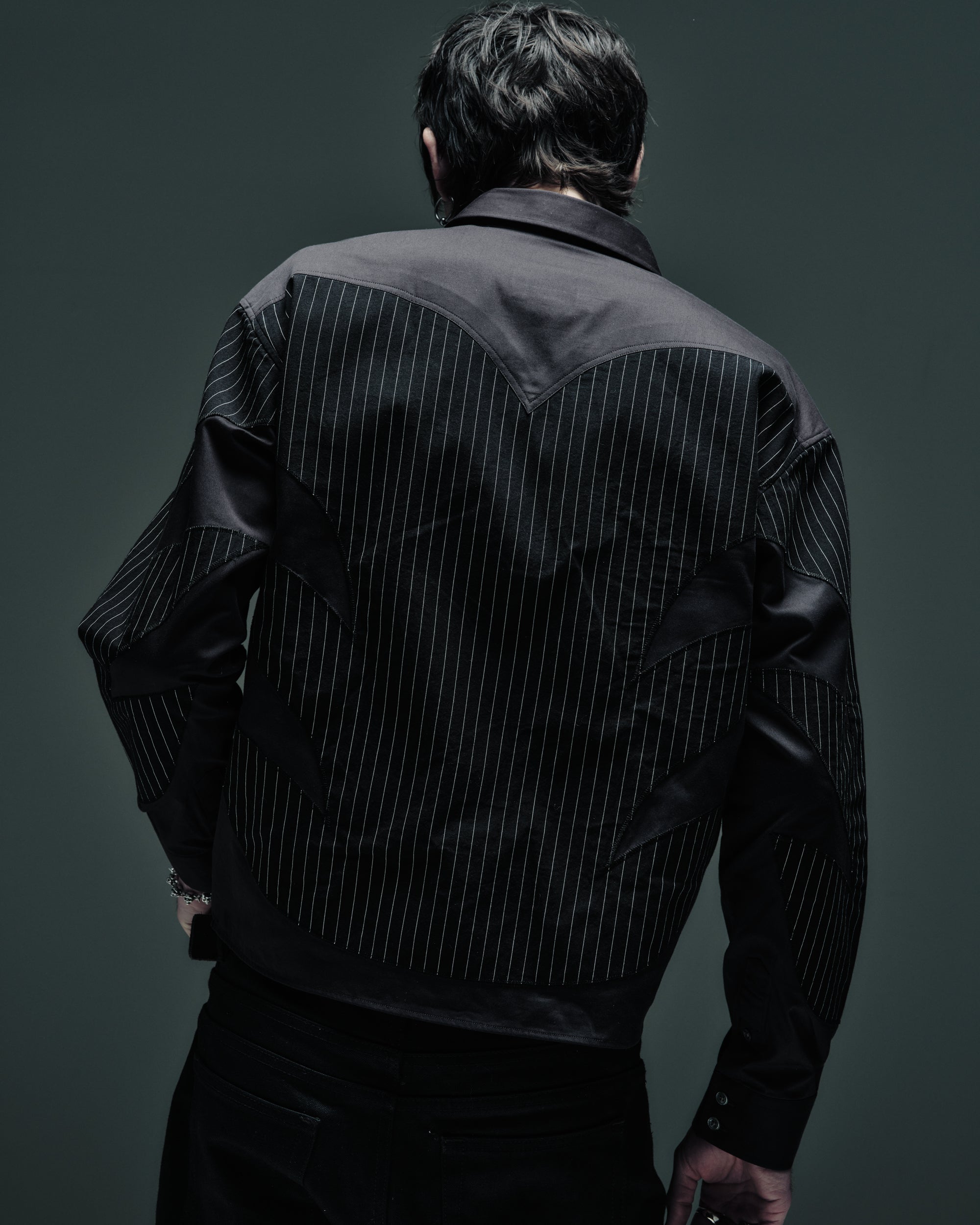 Drifter Patchwork Shirt - Black
