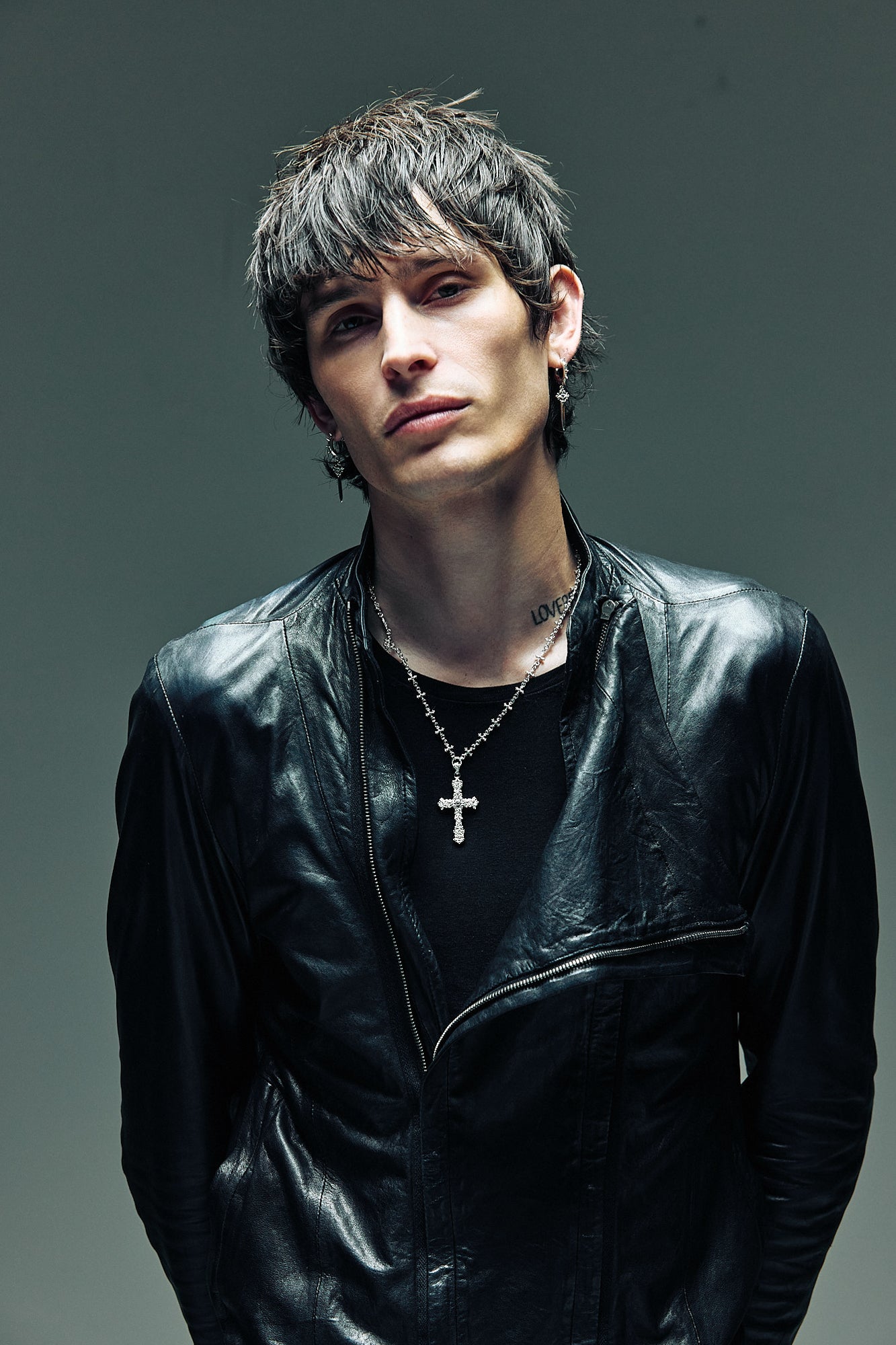 Baroque Cross Necklace