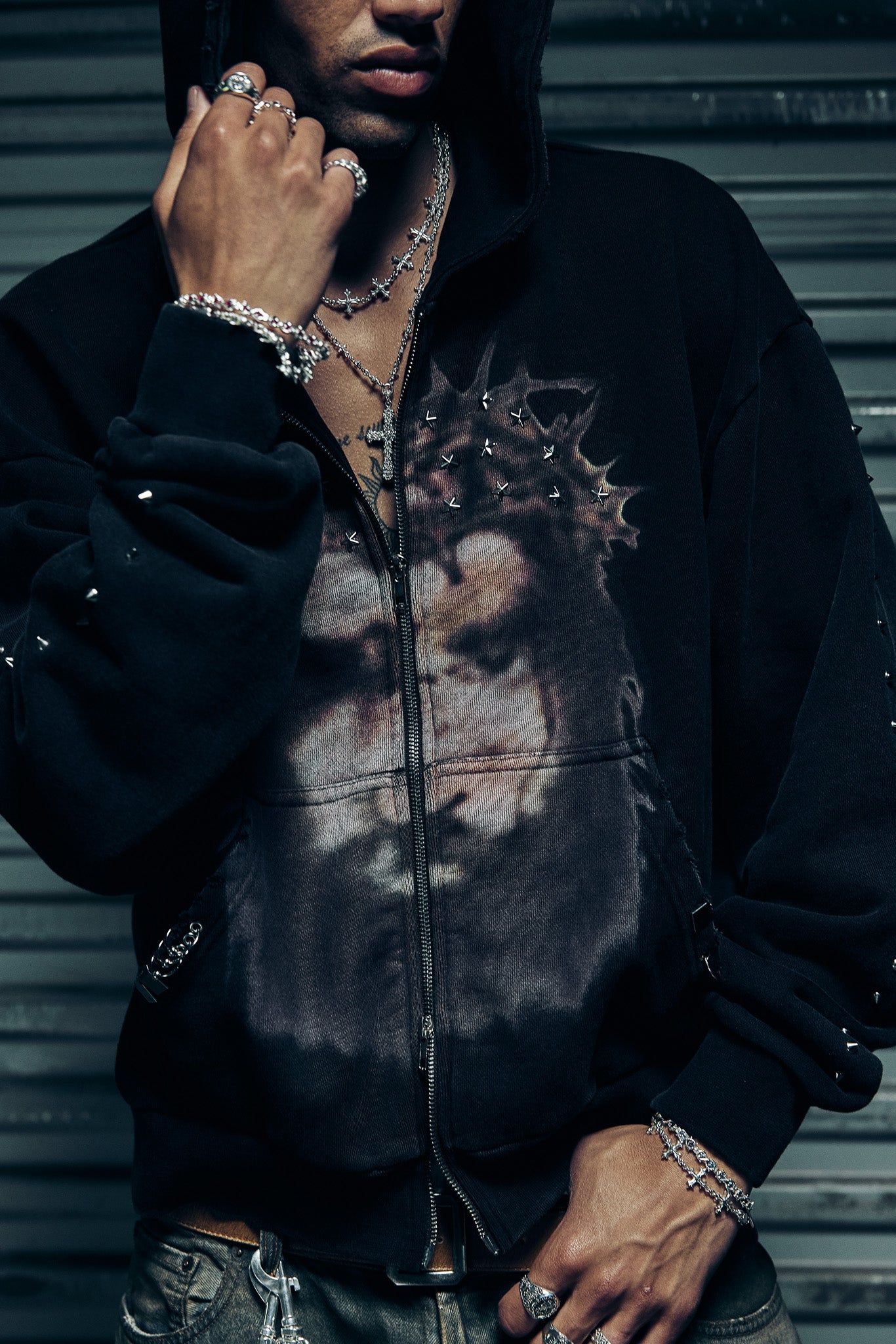 Jesus Double-Zip Hoodie – Lox & Chain