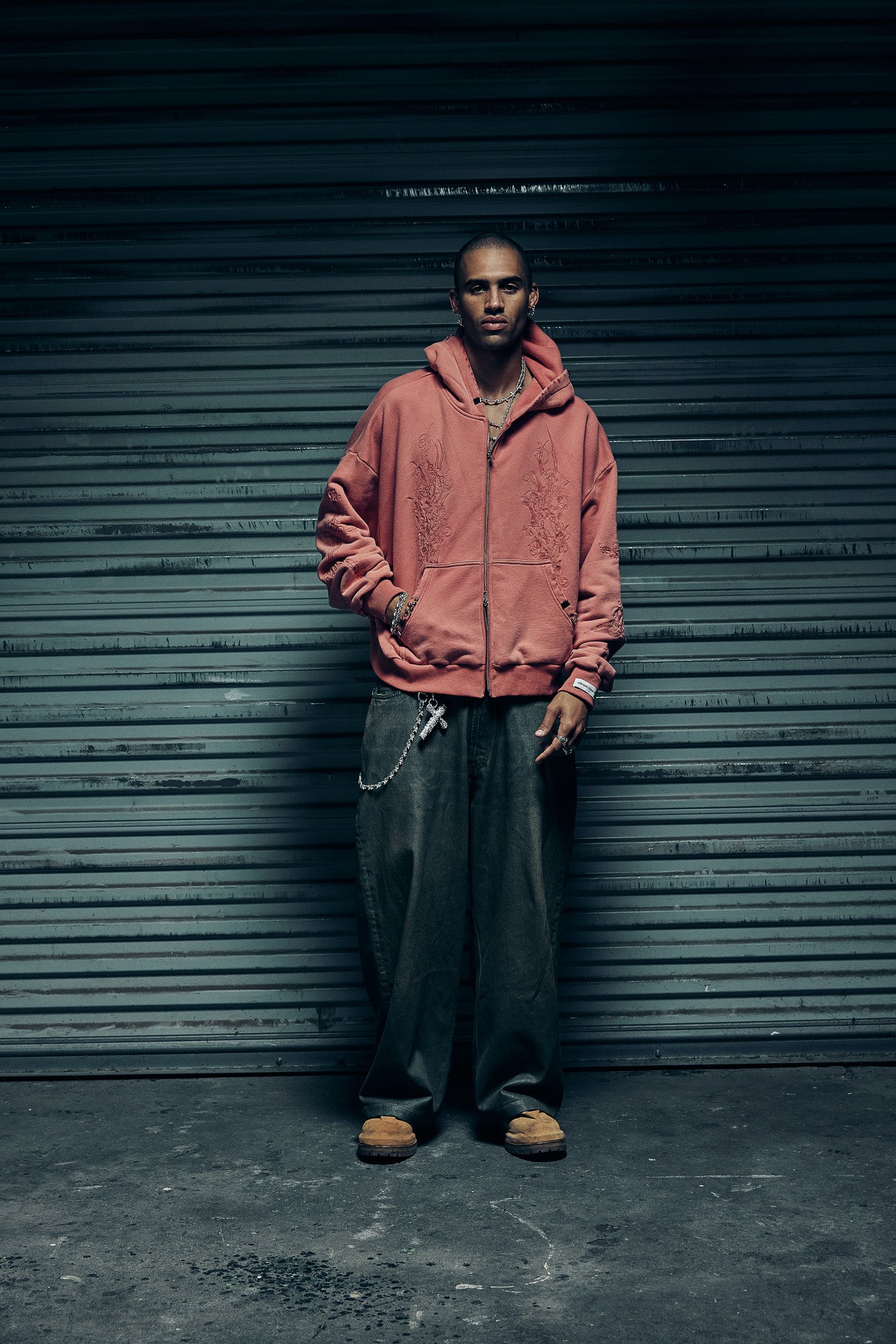 Ave Double-Zip Hoodie - Rust – Lox & Chain