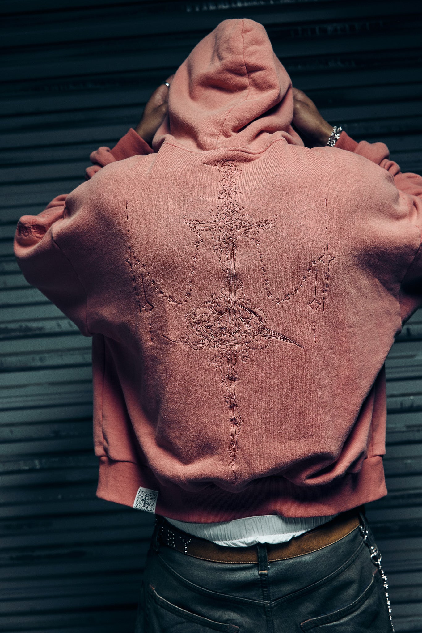 Ave Double-Zip Hoodie - Rust