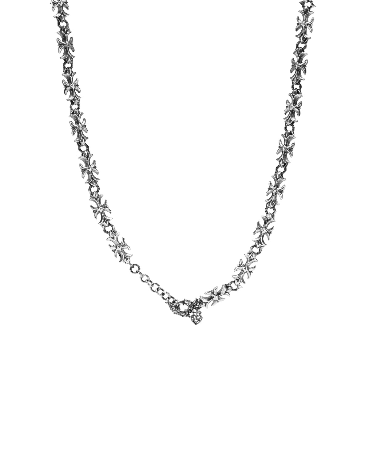 Vaulted Cross Chain Necklace