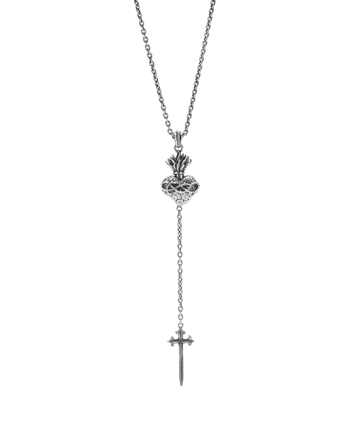 Sacred Heart Locket Rosary