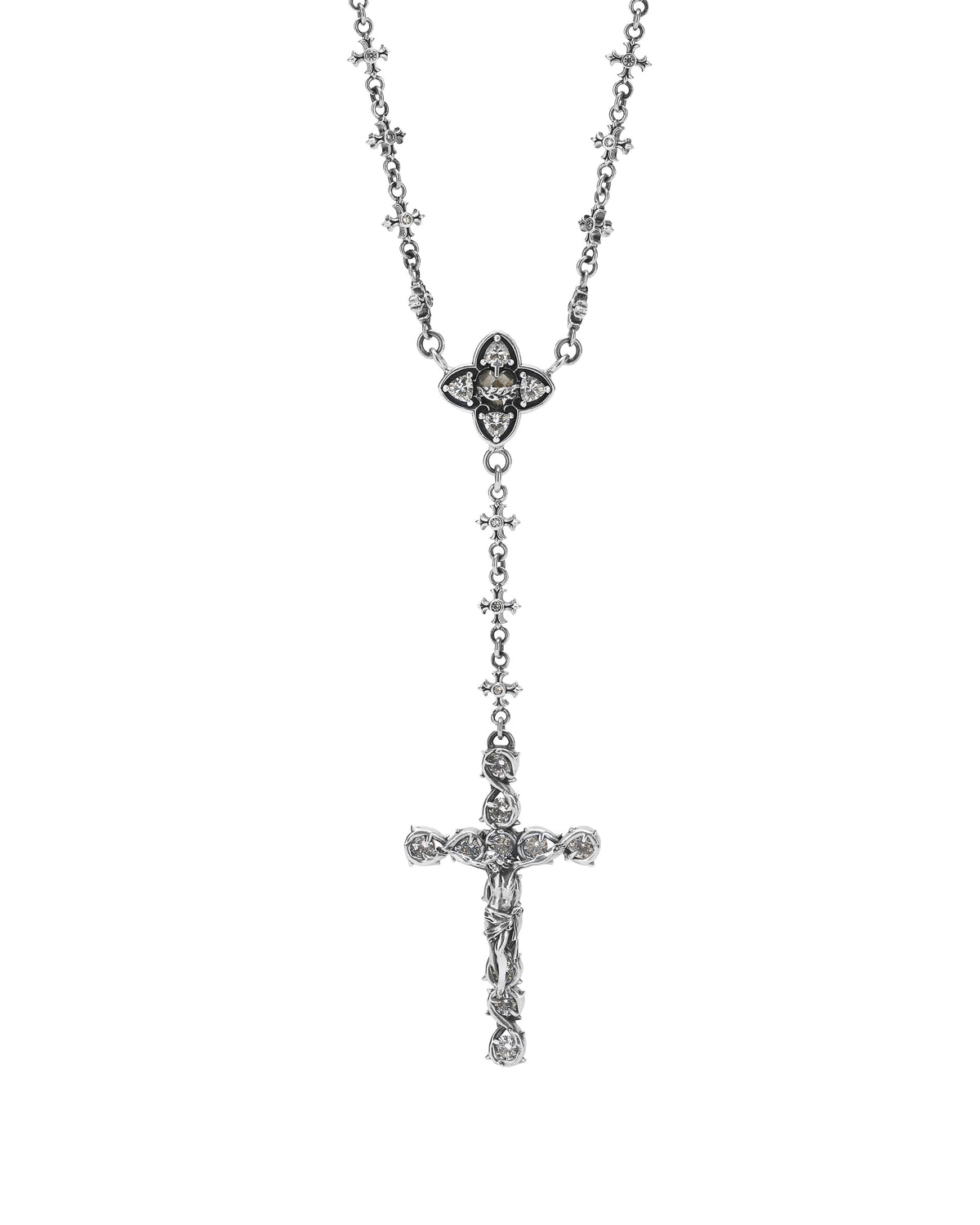 Christ is King Rosary - Cubic Zirconia
