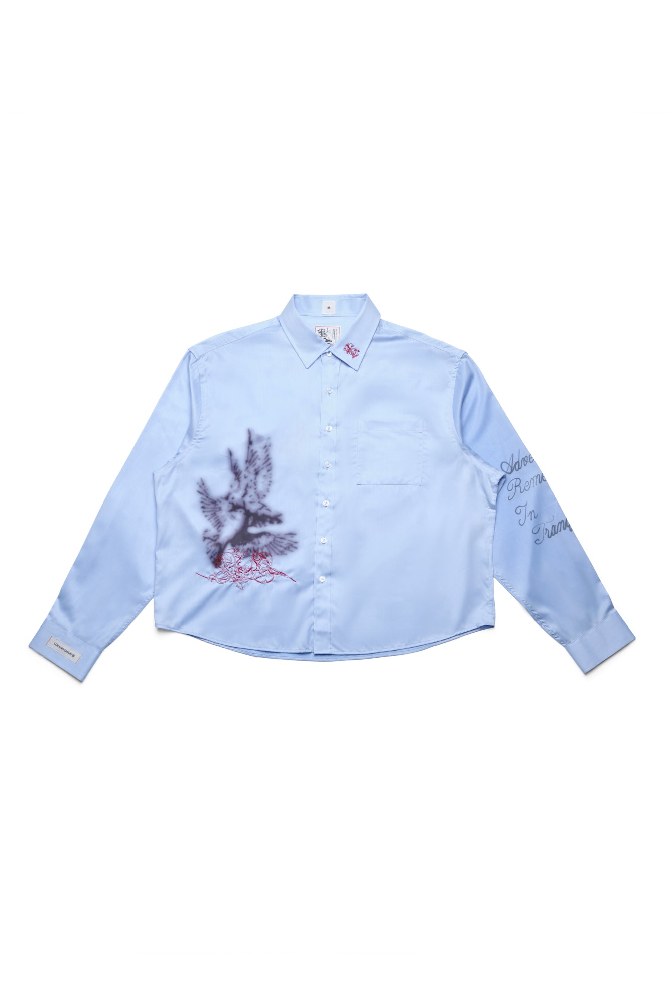 Doves LS Shirt - Blue Pinstripe