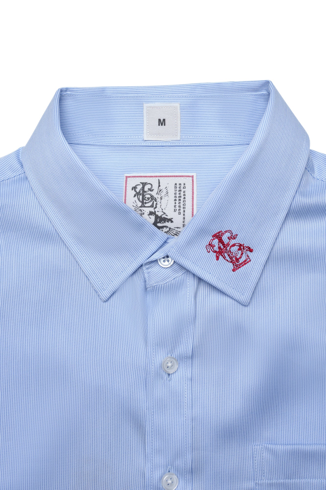 Doves LS Shirt - Blue Pinstripe