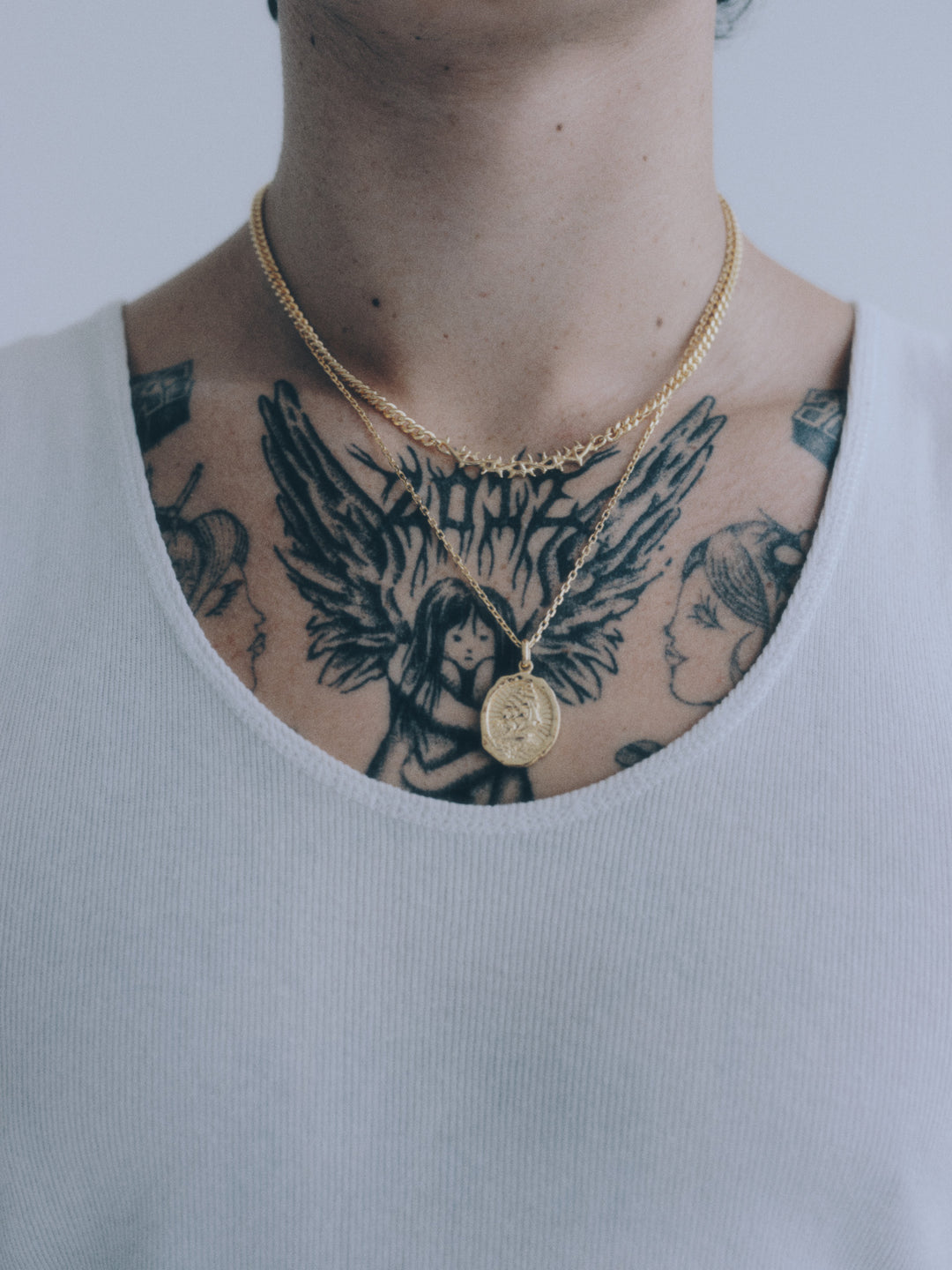 Thorned Necklace I Gold
