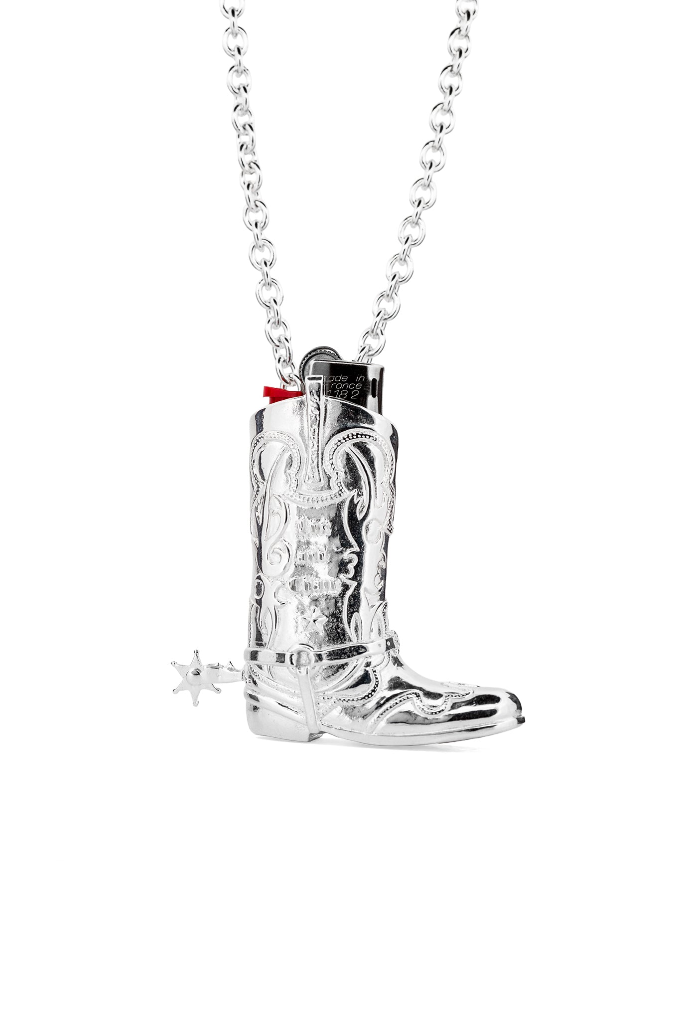 Mini Boot Lighter Necklace