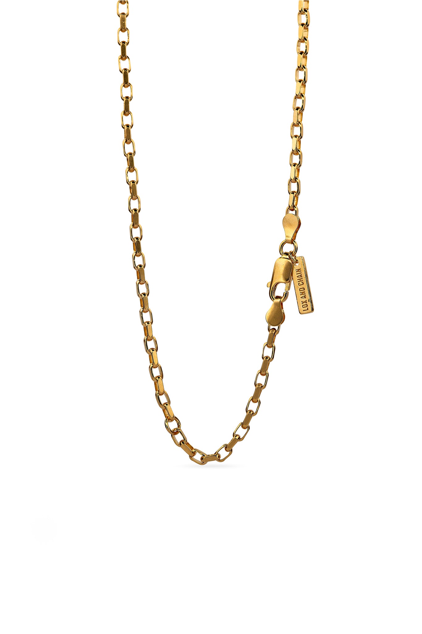 Small Gothic Cross Necklace | Gold