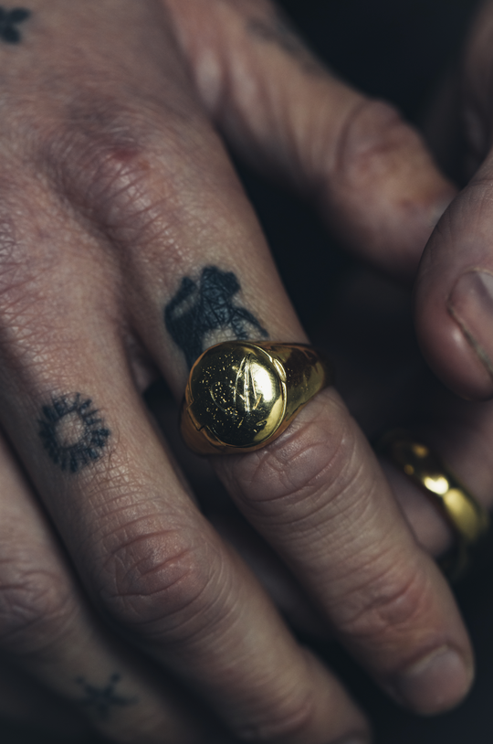 Memento Locket Signet | Gold