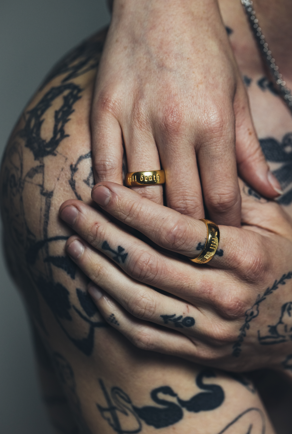 Till Death Ring - Twin Kit XL | Gold & Gold