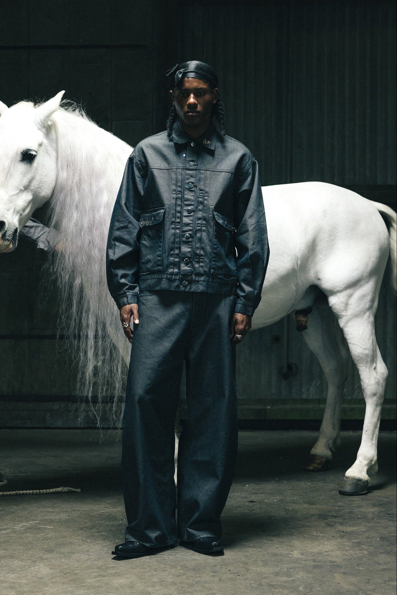 Waxed Trucker Jacket