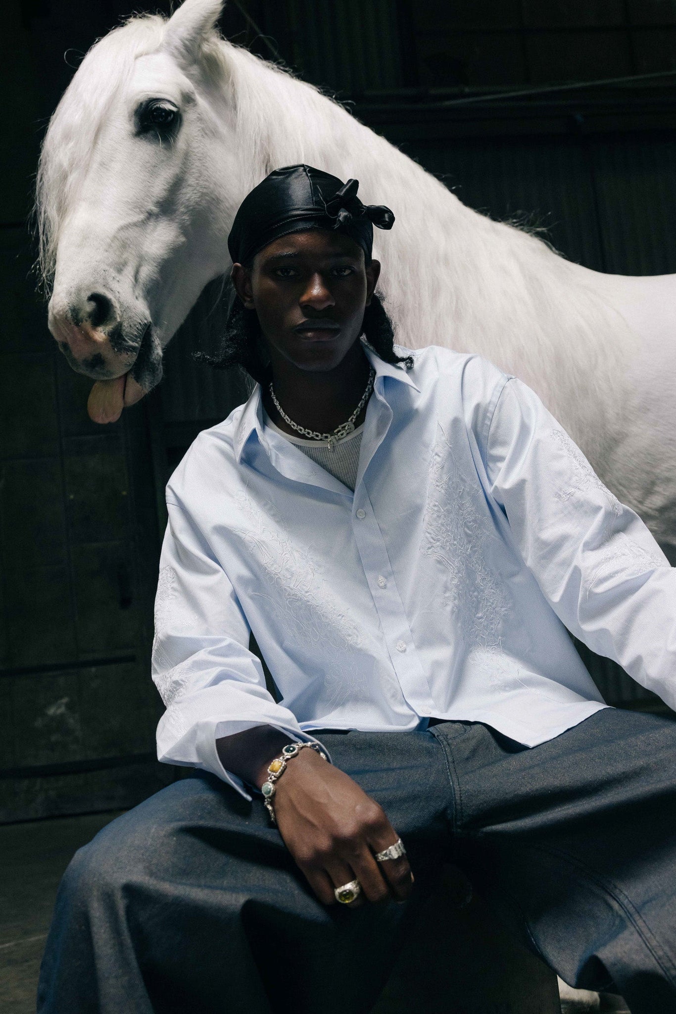 Ave LS Shirt - Ammonia Blue