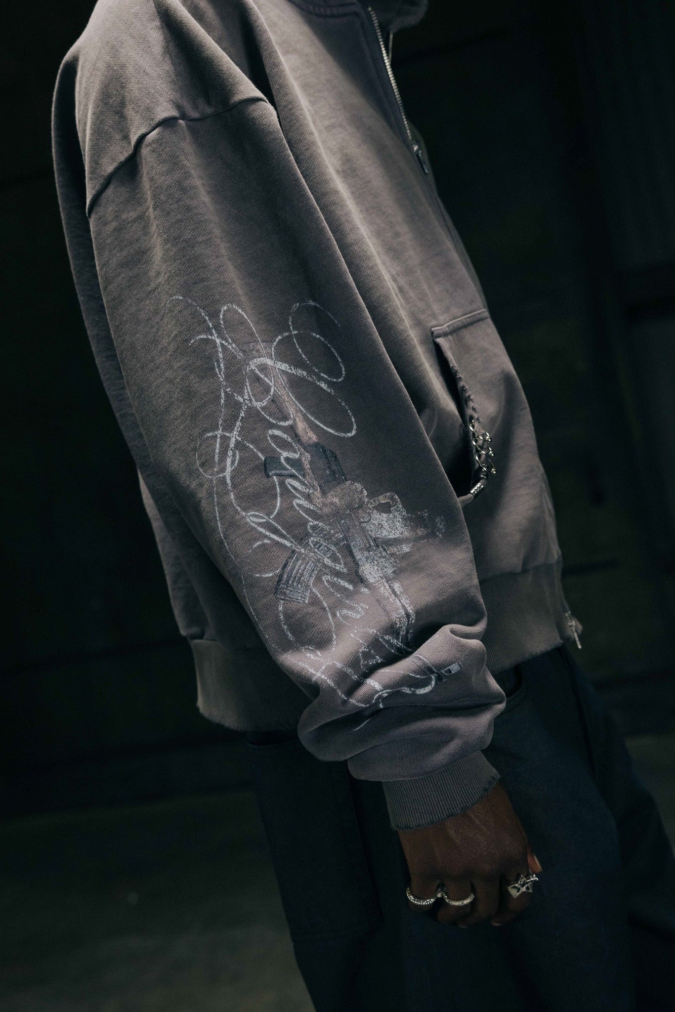 Cowgirls Hoodie - Black Smoke