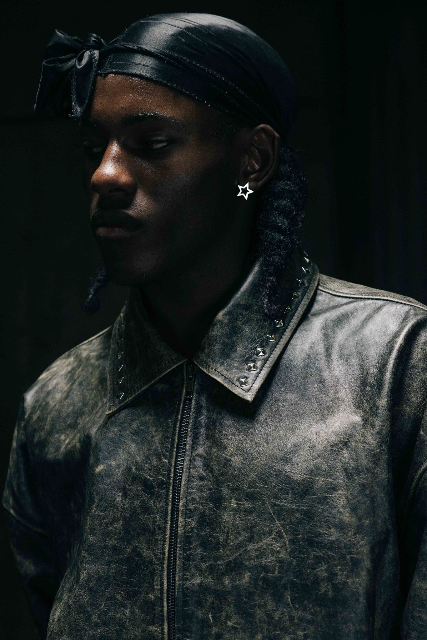 Rockstar Distressed Cow Nappa Leather Bomber – Lox & Chain
