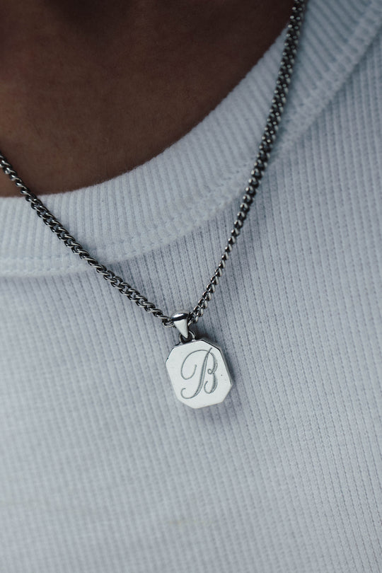 Monogram Necklace | Gold