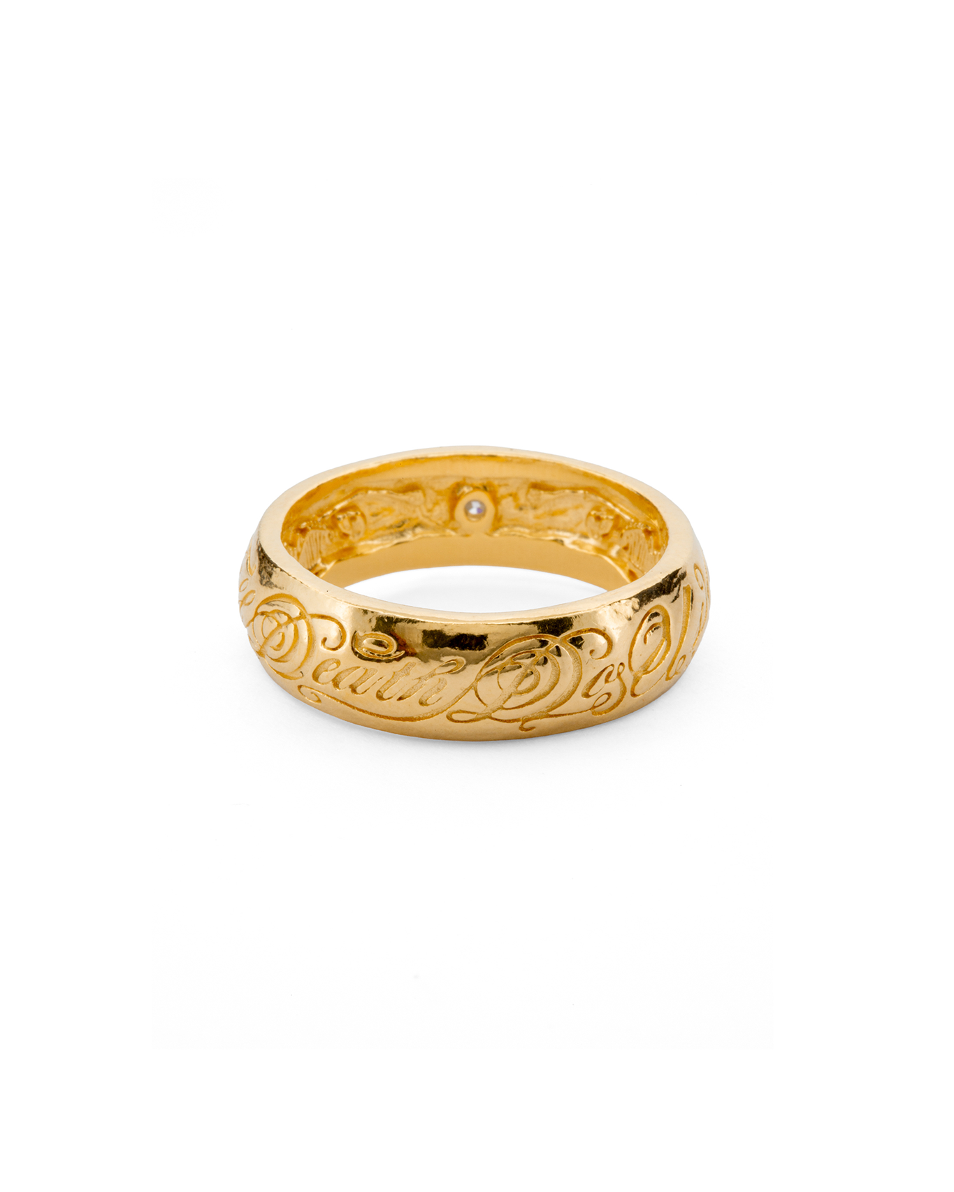 'Till Death Do Us Part' Ring  - Gold