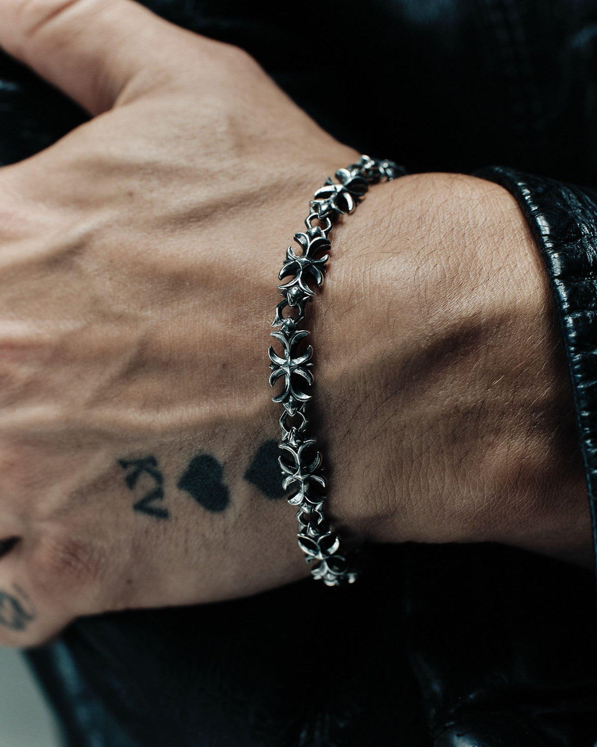 Vaulted Cross Bracelet