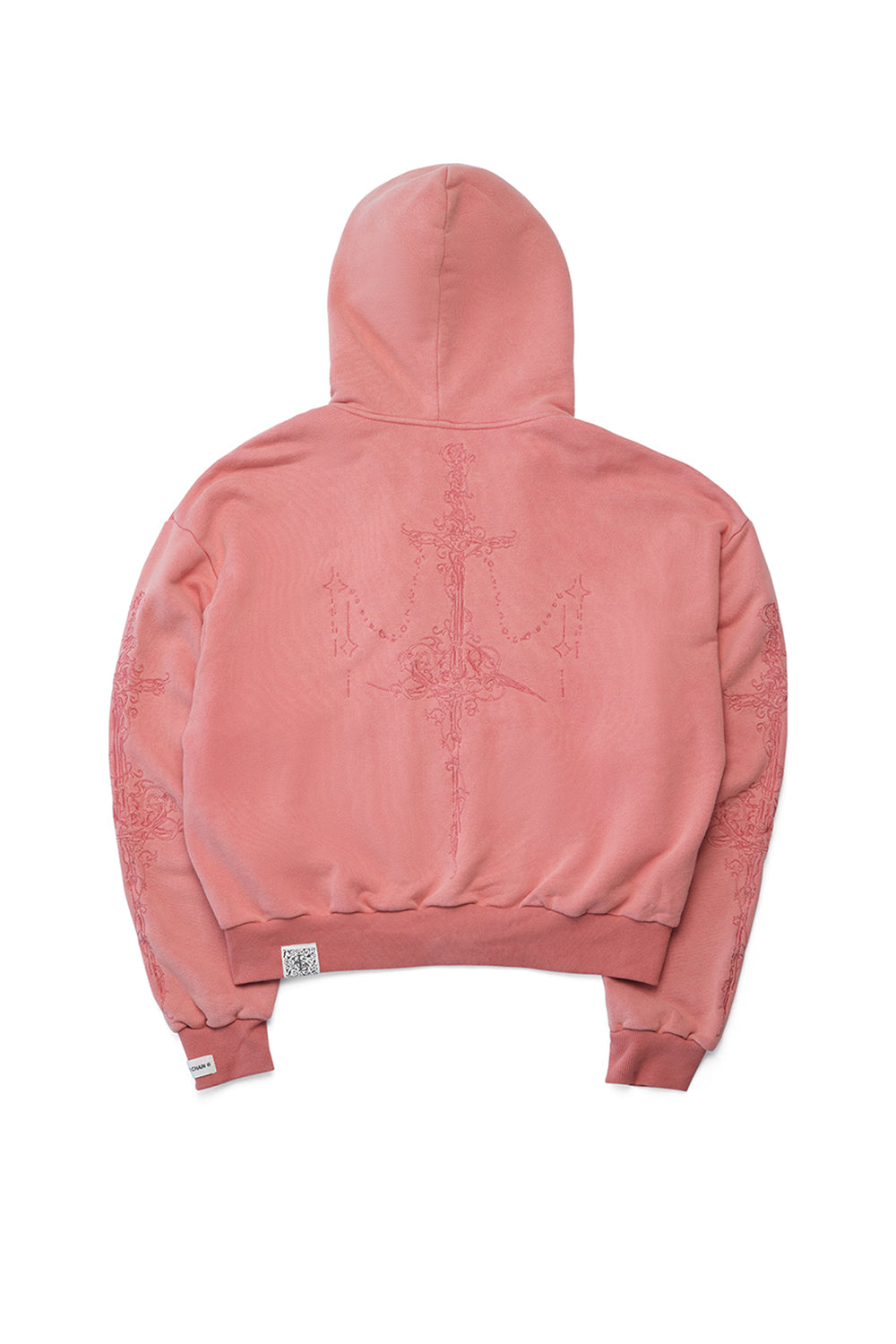 Ave Double-Zip Hoodie - Rust