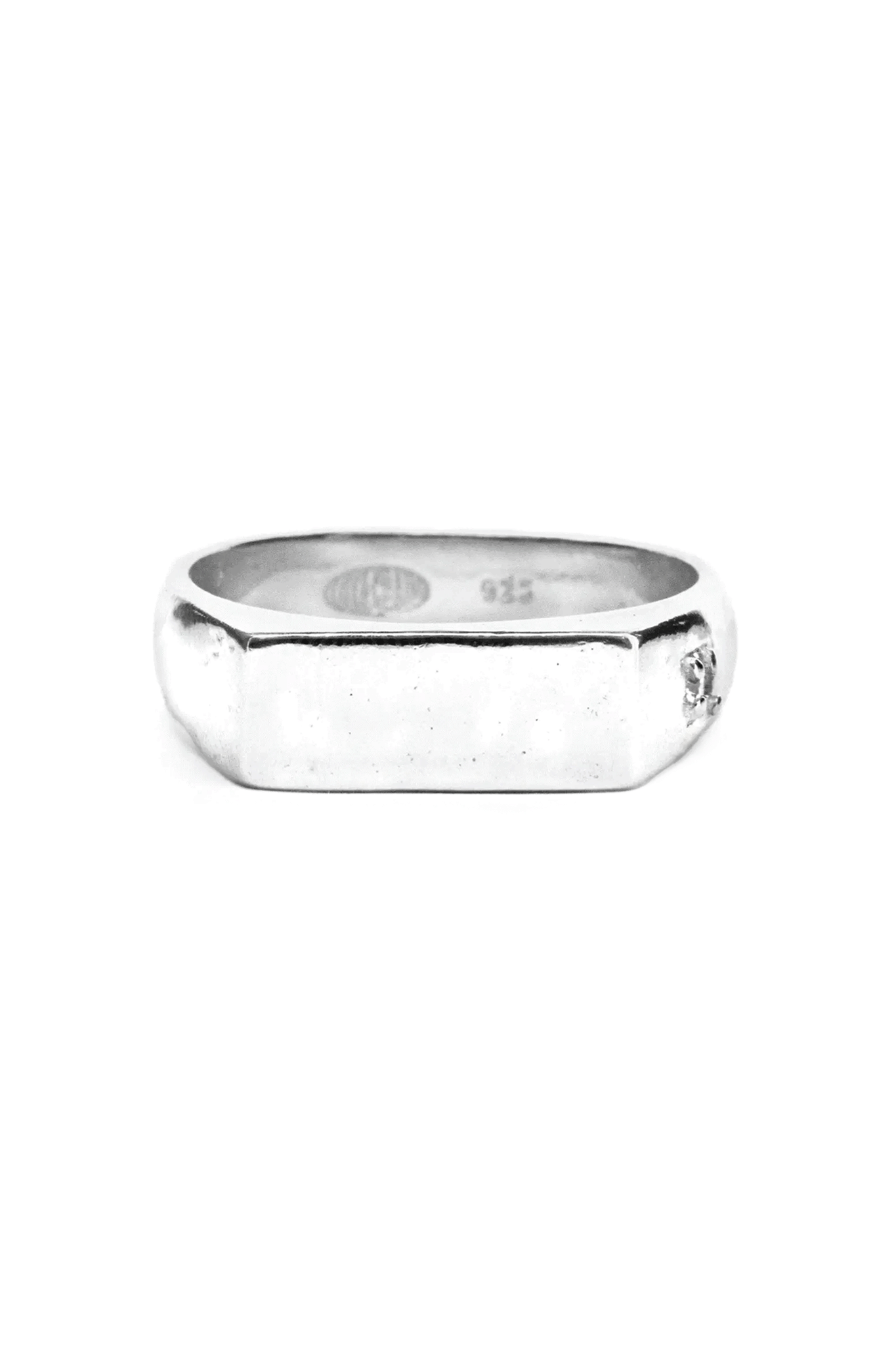 Year Signet - White Sapphire