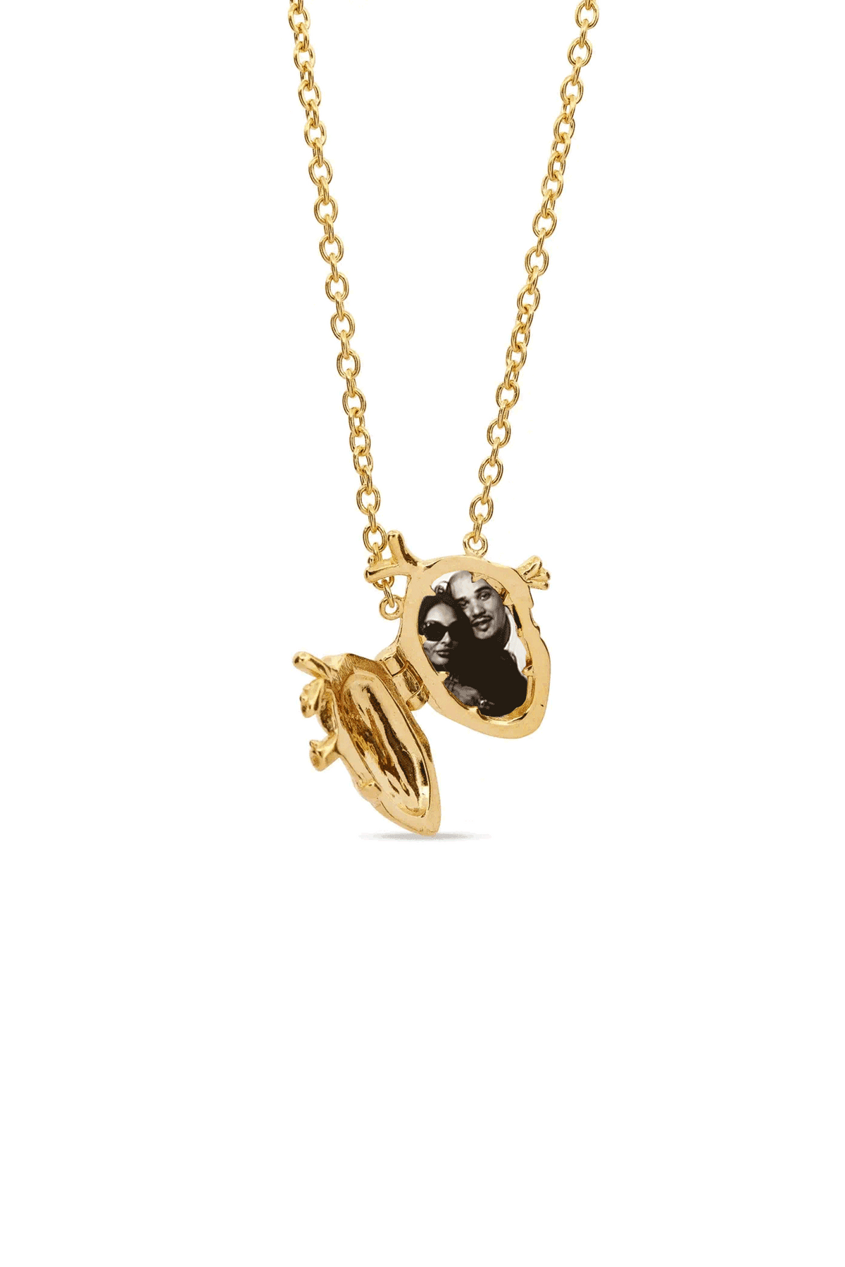 Anatomical Heart Locket | Gold