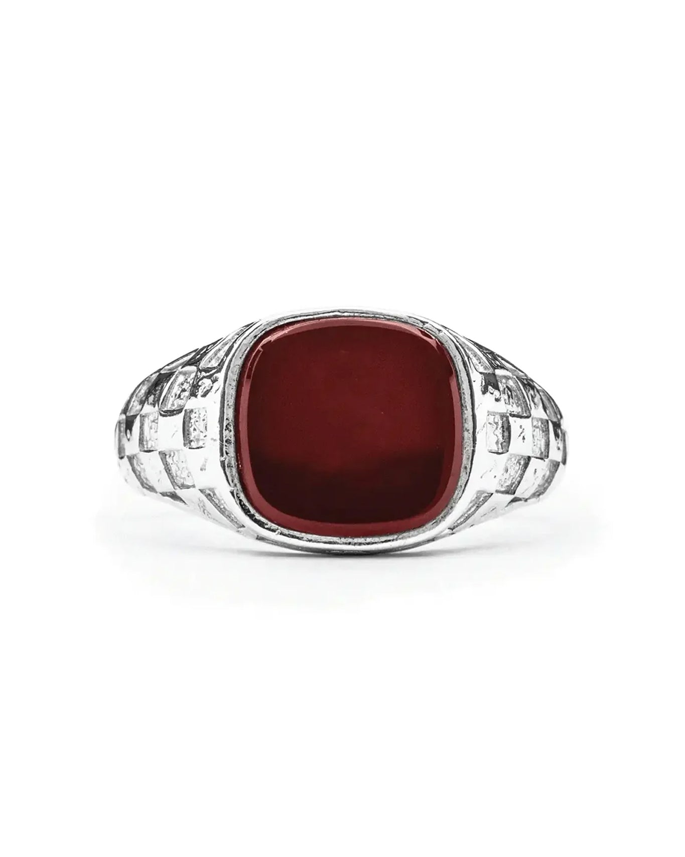 Check Signet - Carnelian Stone