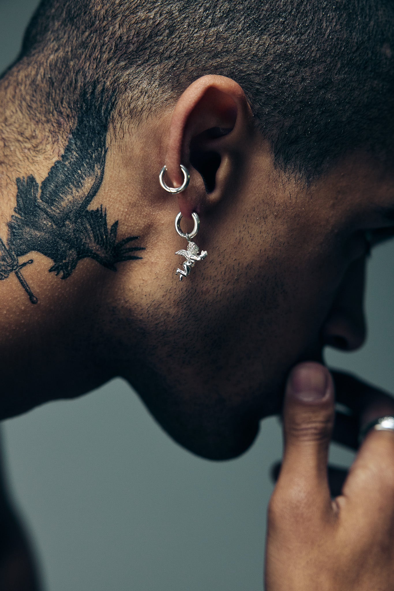 Cherub Earrings | Gold