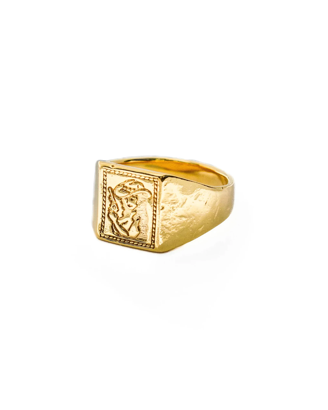 The Cowgirl Signet | Gold – Lox & Chain