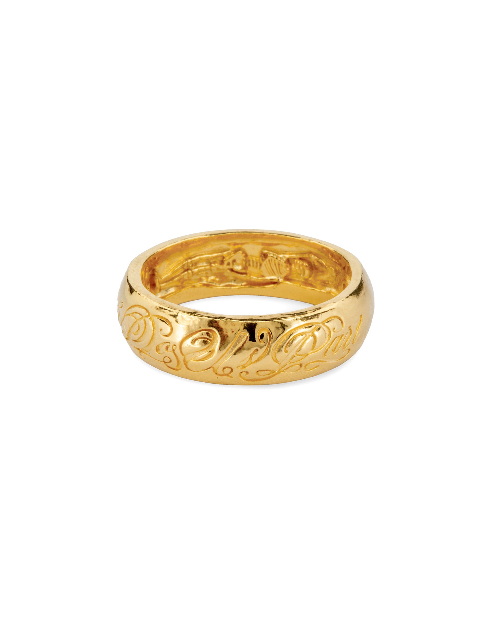 'Till Death Do Us Part' Ring  - Gold
