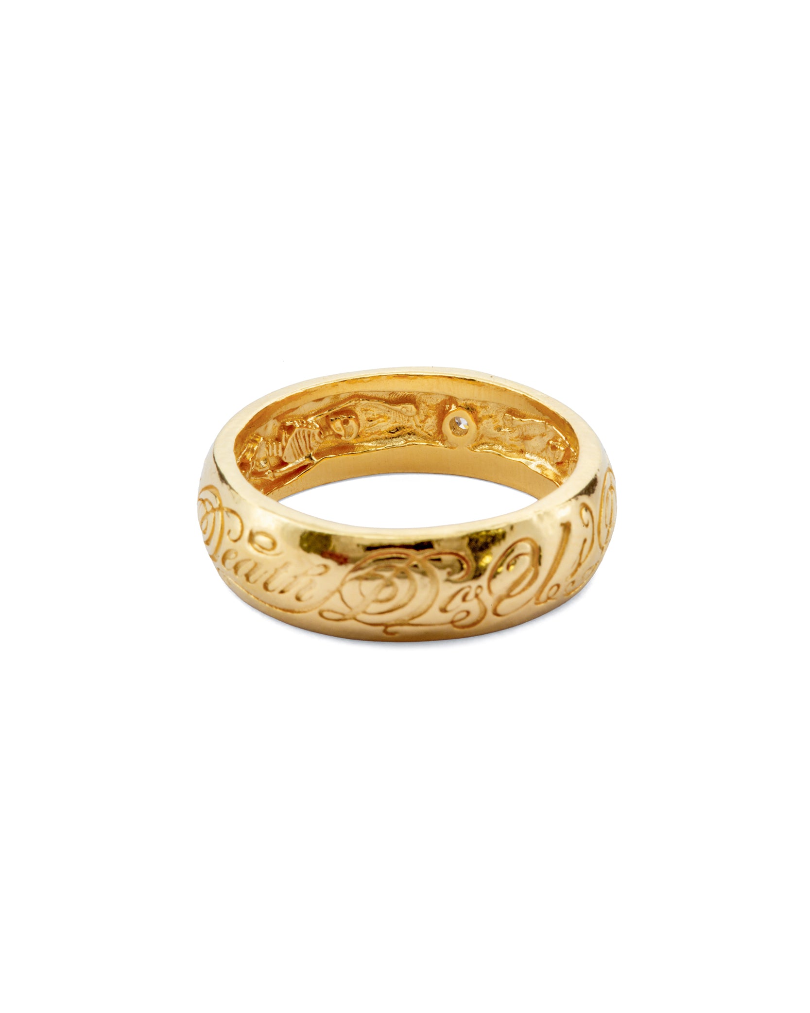 'Till Death Do Us Part' Ring  - Gold
