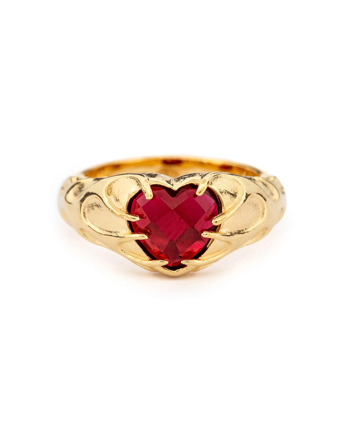 Flaming Heart Signet | Gold – Lox & Chain
