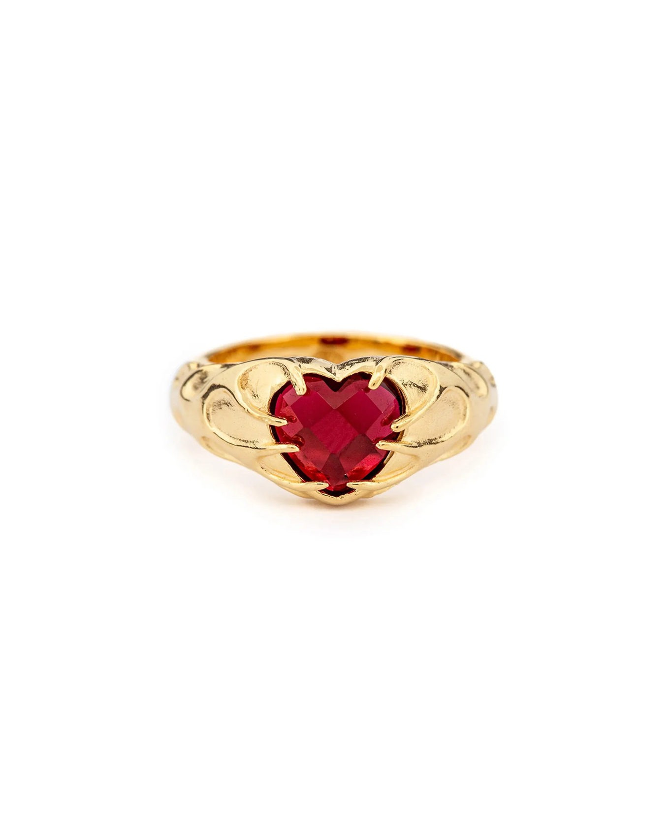 Flaming Heart Signet | Gold