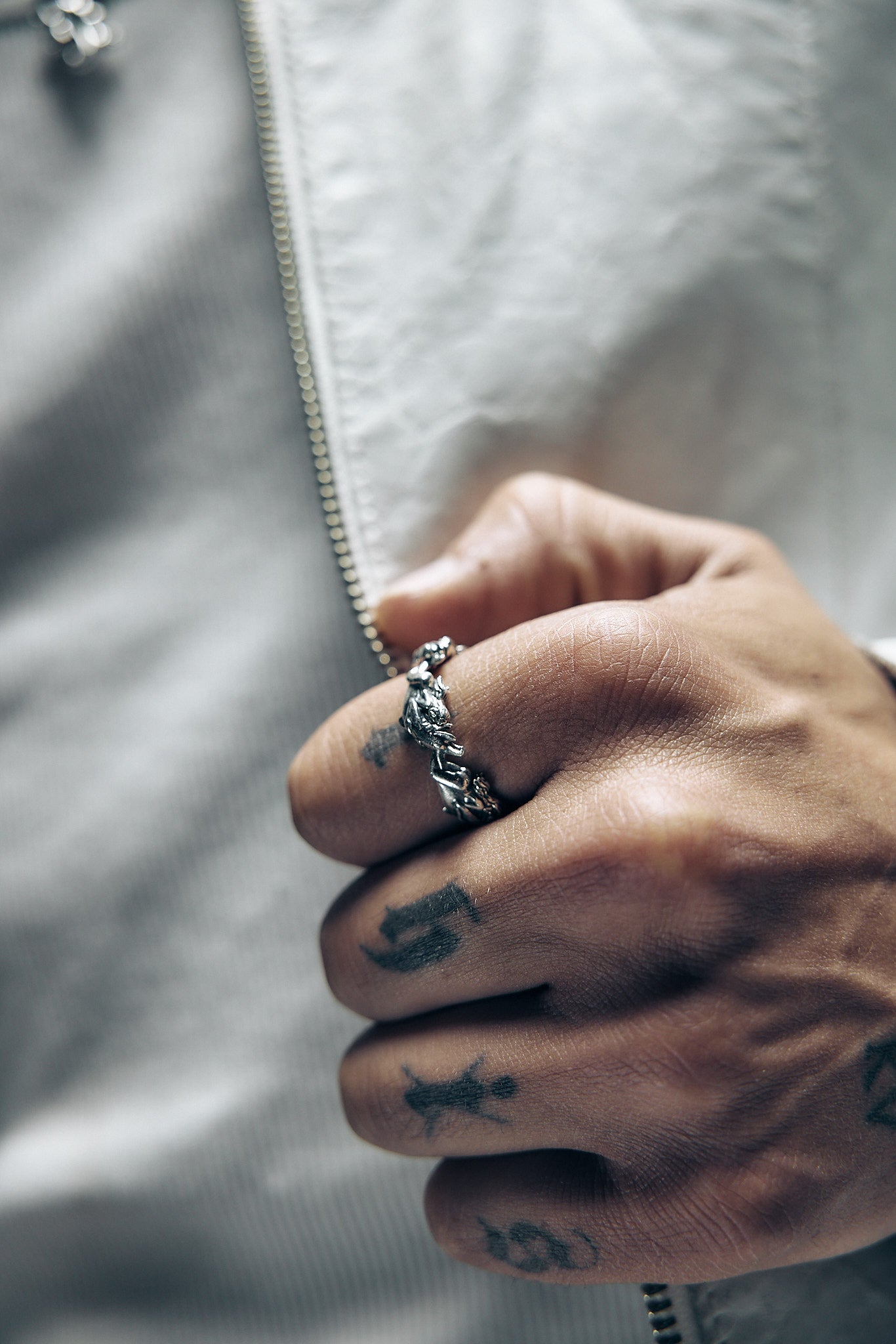 'I Wish You Could Swim Like Dolphins Can Swim' Ring