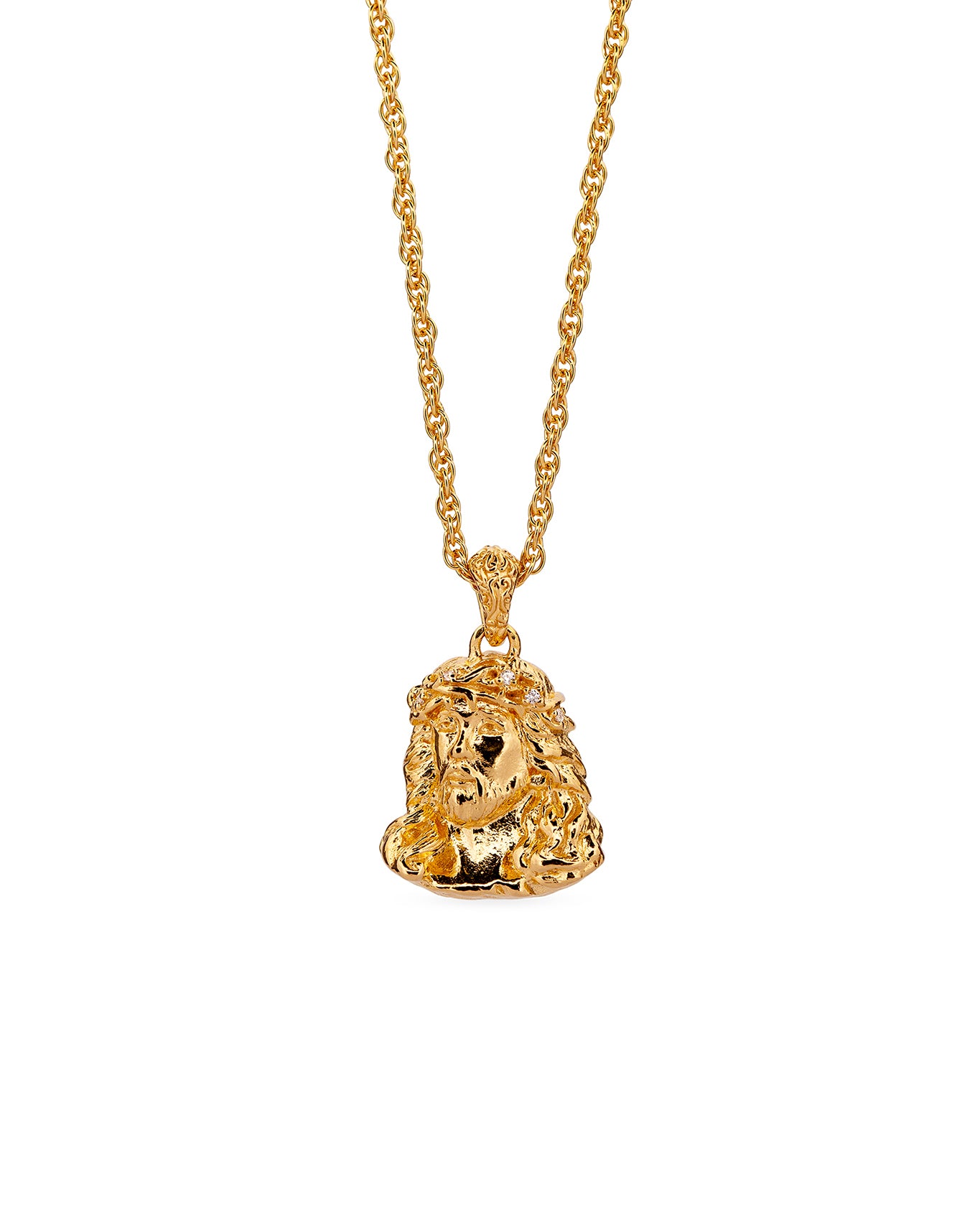 Jesus Piece Necklace | Gold