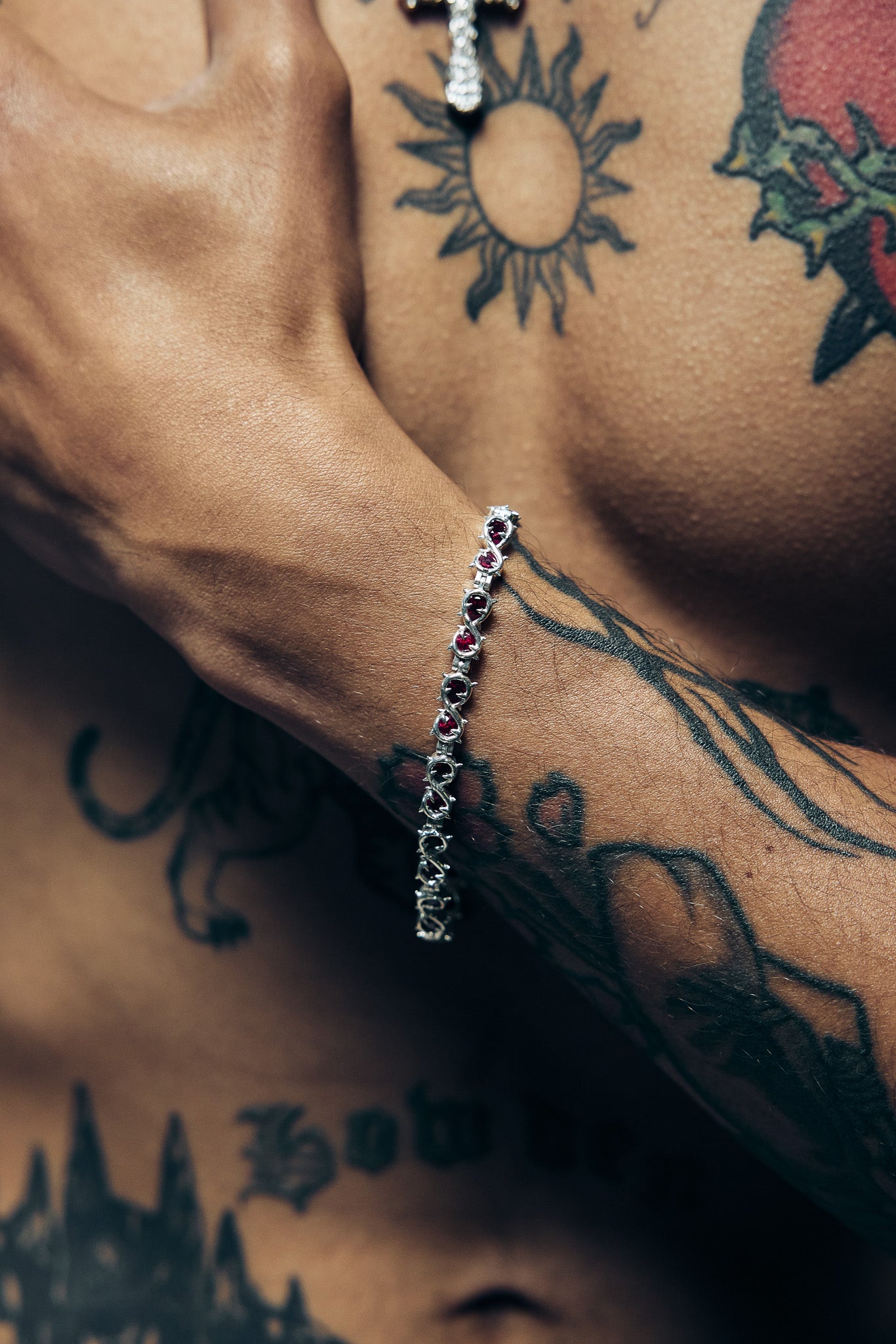 Needles Bracelet - Crimson – Lox & Chain