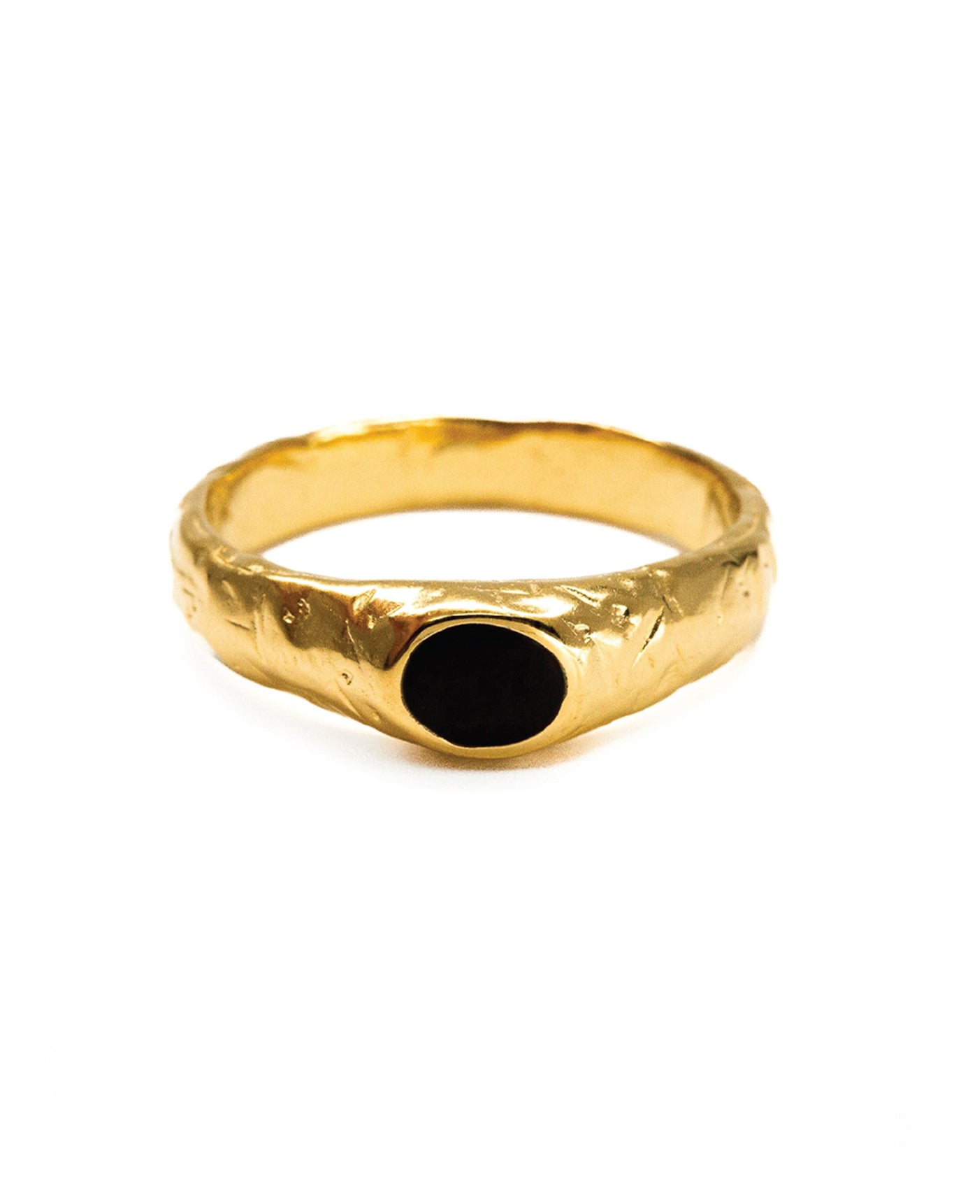 Pluto II Ring  - Onyx | Gold