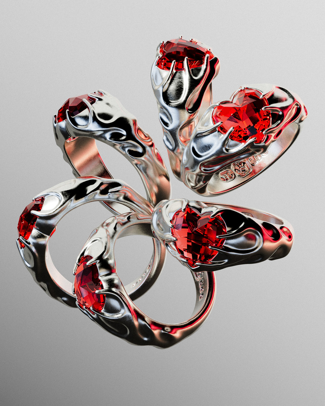 Flaming Heart Signet