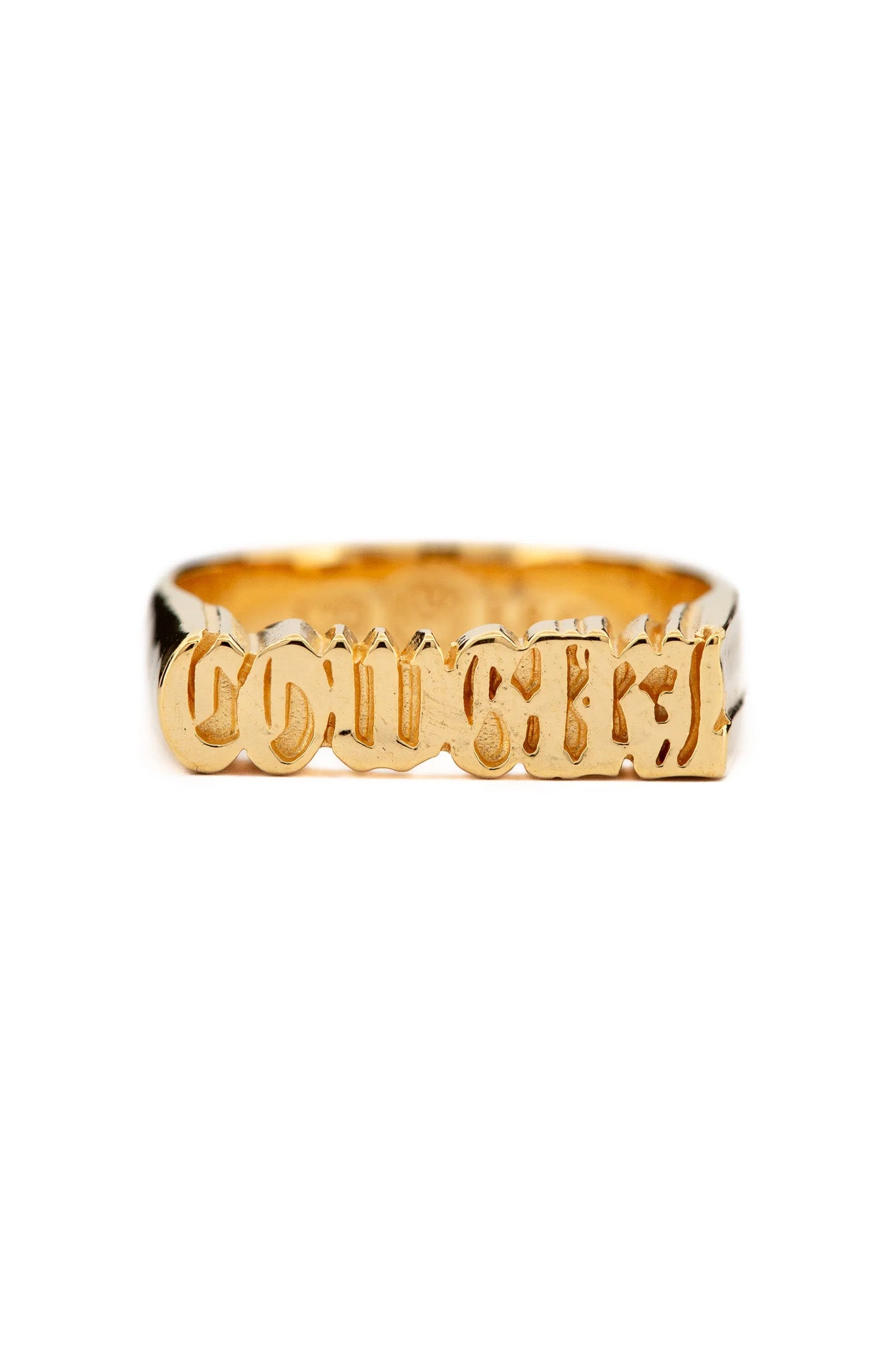 Cowgirl Letter Signet | Gold