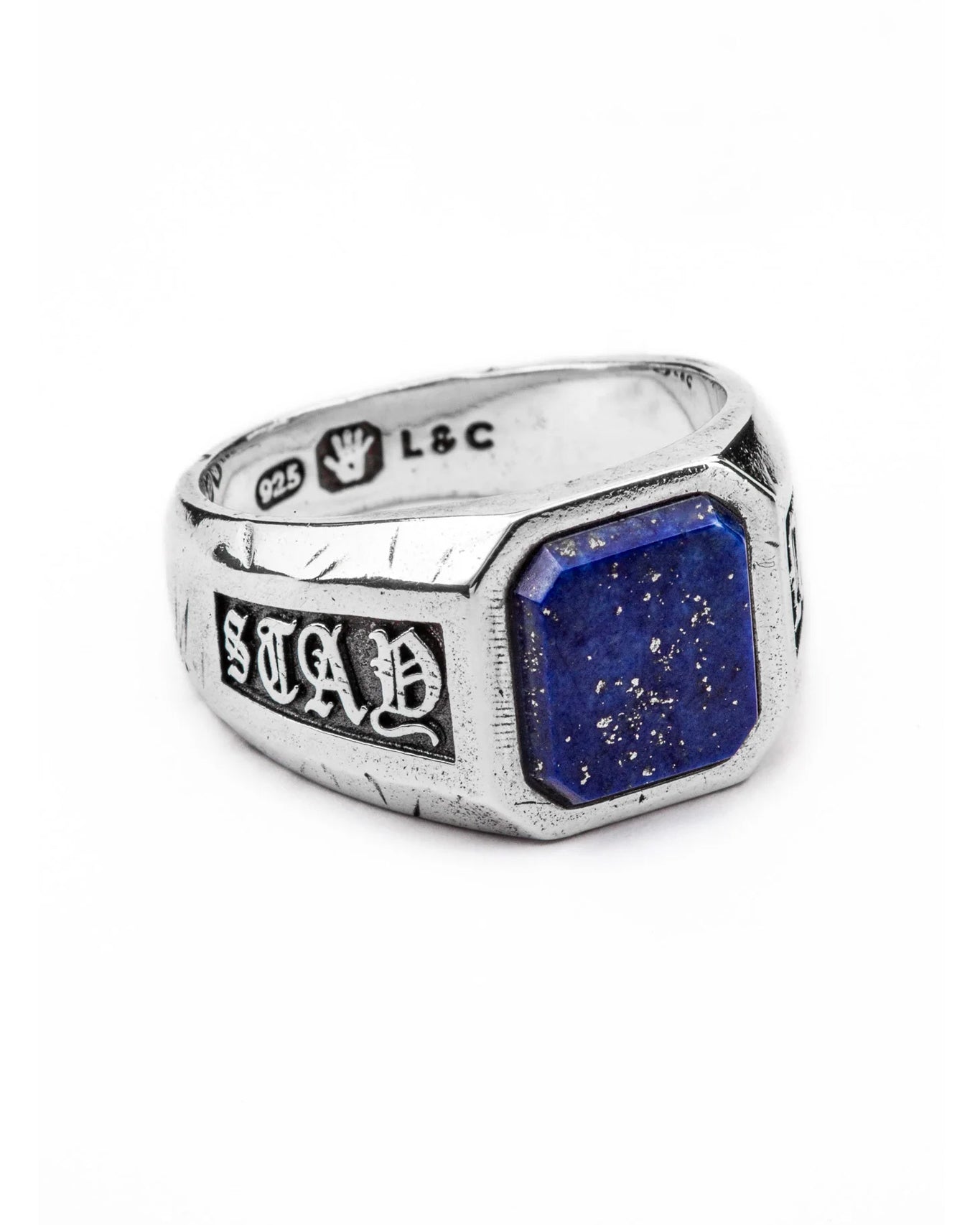 Stay Lucky Signet - Lapis Lazuli