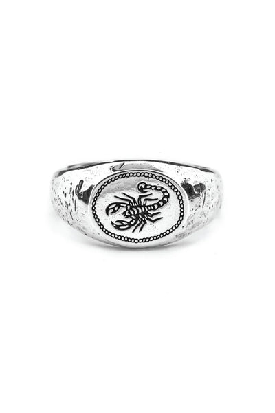 アクセサリー CATSLE SCORPION SILVER SIGNET RING アクセサリー CATSLE SCORPION SILVER SIGNET RING CASTLE
