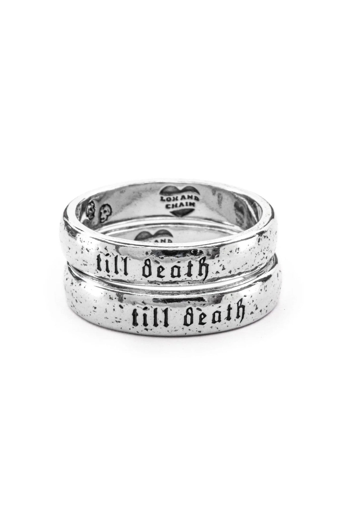 シルバー　リング　「Lox&chain」silver ring Band Rings – Lox & Chain